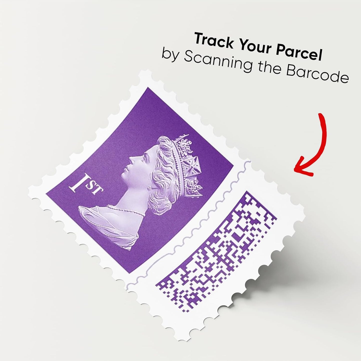 Royal Mail Postage Stamps 1st Class UK Self Adhesive Barcoded Stamps for Letters Pack of 4