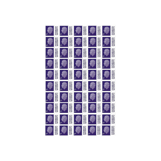 Royal Mail Postage Stamps 1st Class UK Self Adhesive Barcoded Stamps for Letters Pack of 50