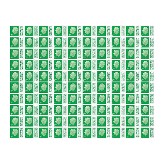 Royal Mail Postage Stamps 2nd Class UK Self Adhesive Barcoded Stamps for Letters Pack of 100