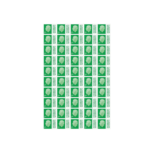 Royal Mail Postage Stamps 2nd Class UK Self Adhesive Barcoded Stamps for Letters Pack of 50